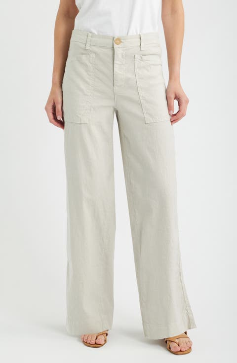 Wide Leg Carpenter Pants