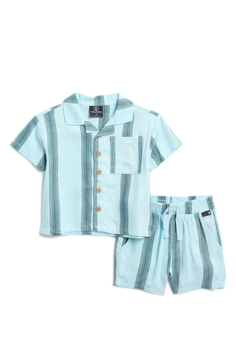 Volcom Cabana Button-Up Shirt & Shorts Set, Main, color,