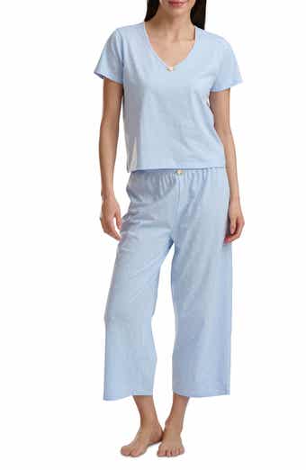 Splendid Star Print Cotton Jersey Pajamas