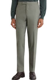 Reiss Grain Tailored Fit Wool Blend Suit Trousers