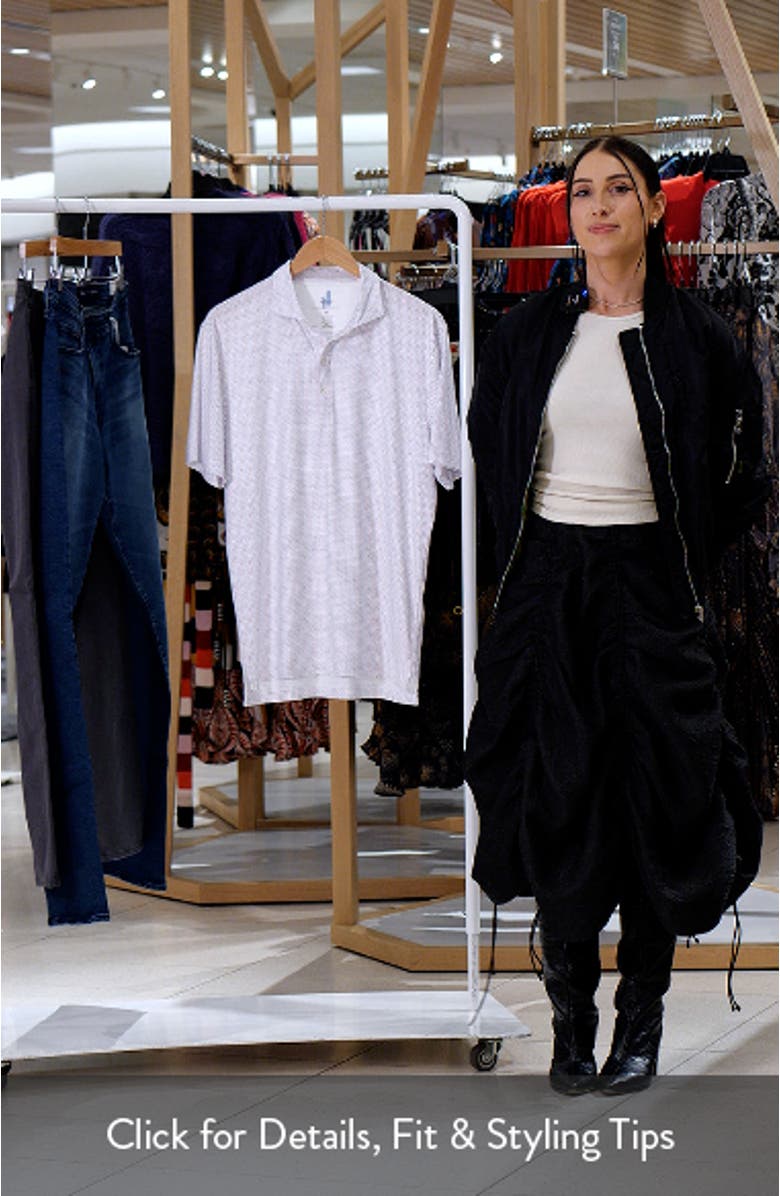 Glidey Dot Print PREP-FORMANCE Golf Polo, sales video thumbnail