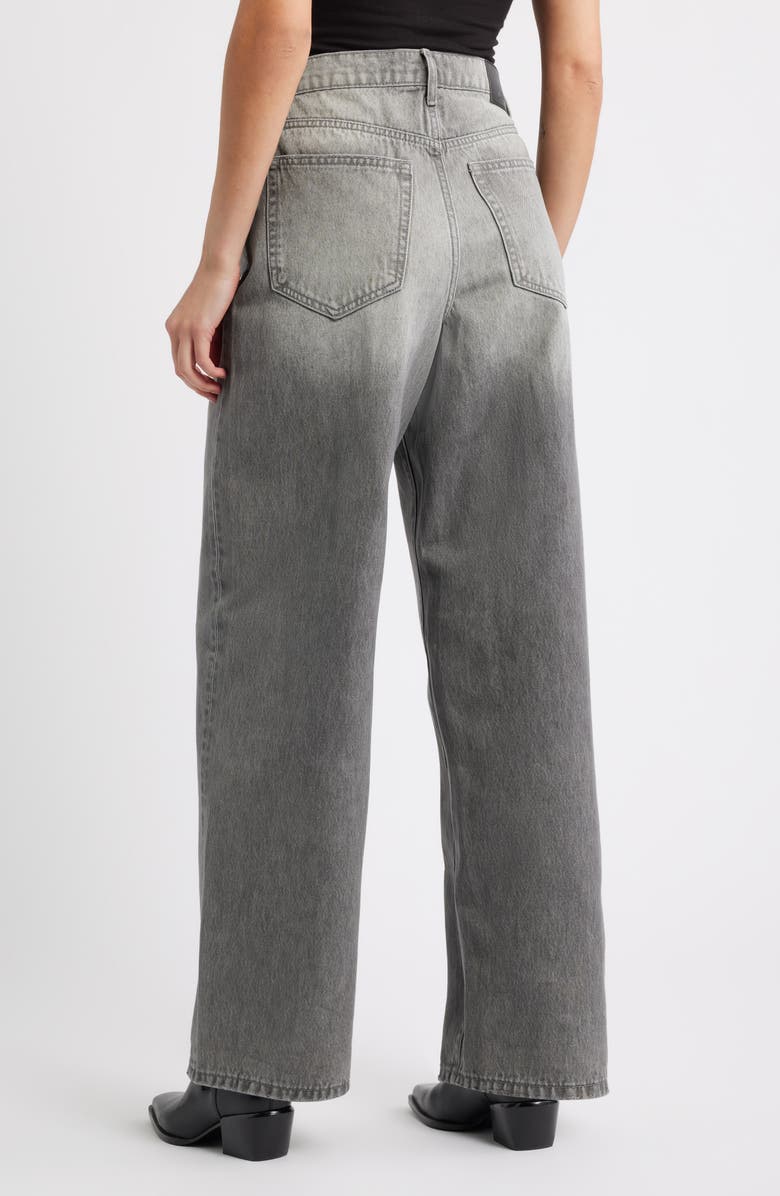 HIDDEN JEANS Oversize Baggy Wide Leg Jeans, Alternate, color, Grey