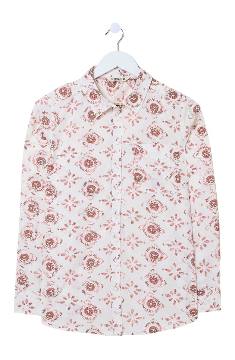 FatFace Plus Size Olivia Printed Shirt, Alternate, color, 