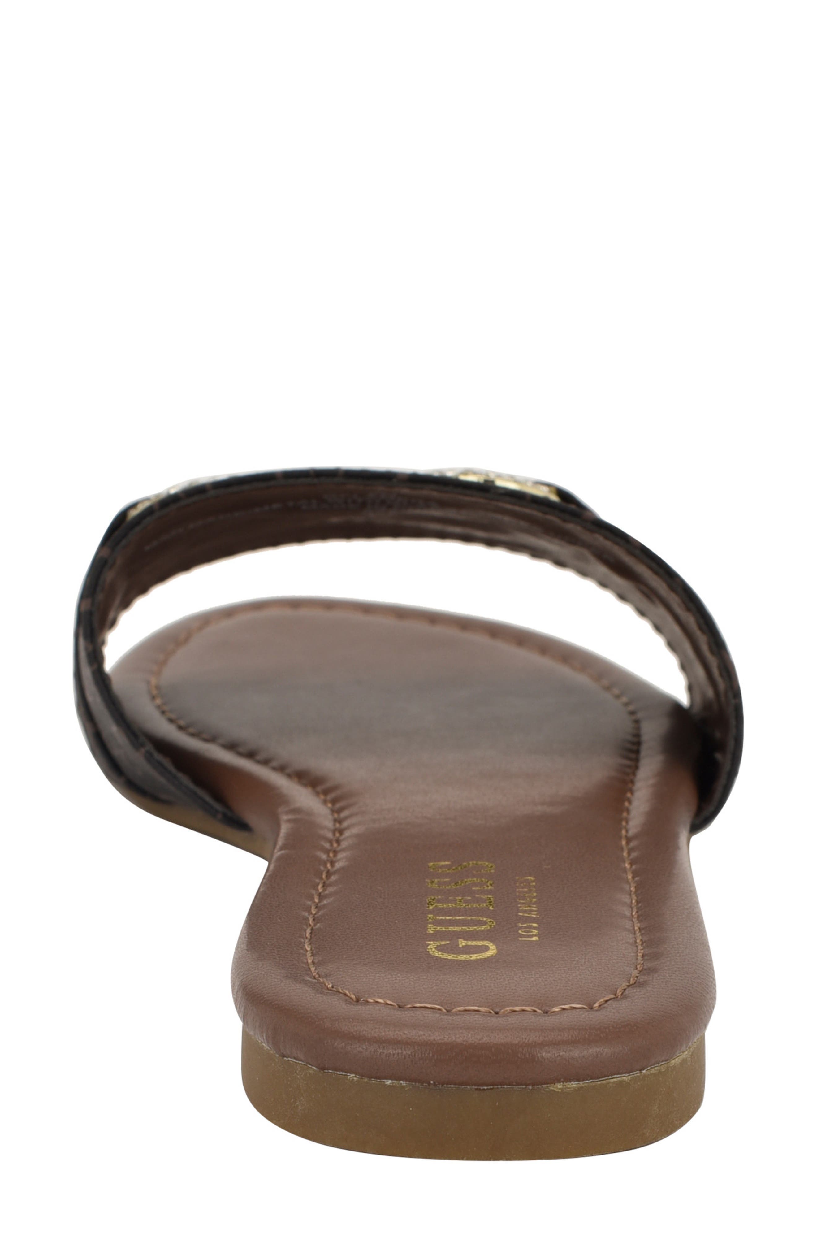 Flamera Slide Sandal, Alternate, color, MEDIUM BROWN