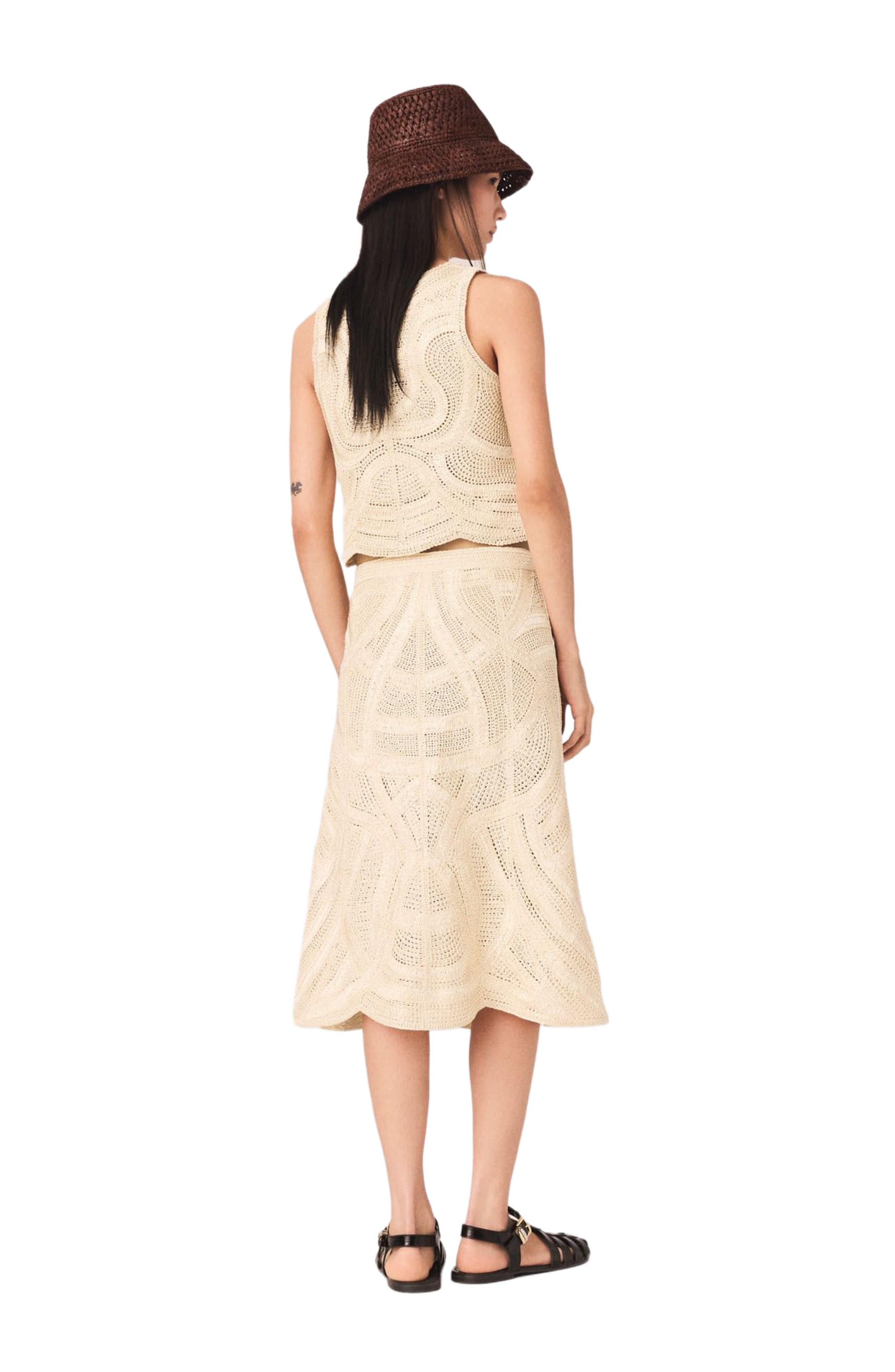 Long crochet skirt - image 2