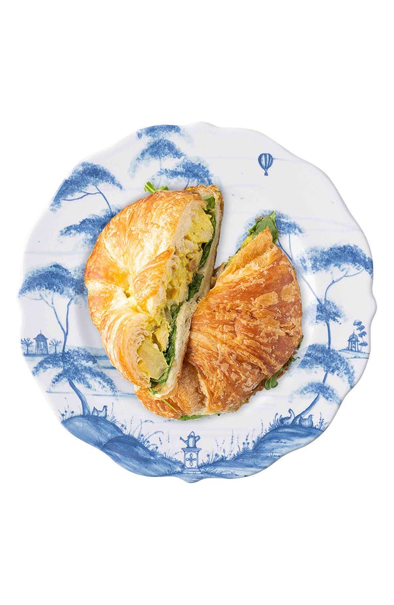 Juliska COUNTRY ESTATE DESSERT/SALAD P, Alternate, color, Delft Blue