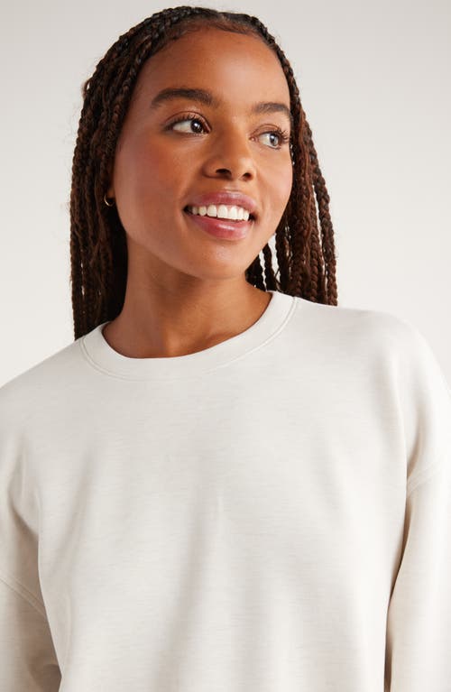 Zella Boxy Ultrasoft Scuba Knit Sweatshirt