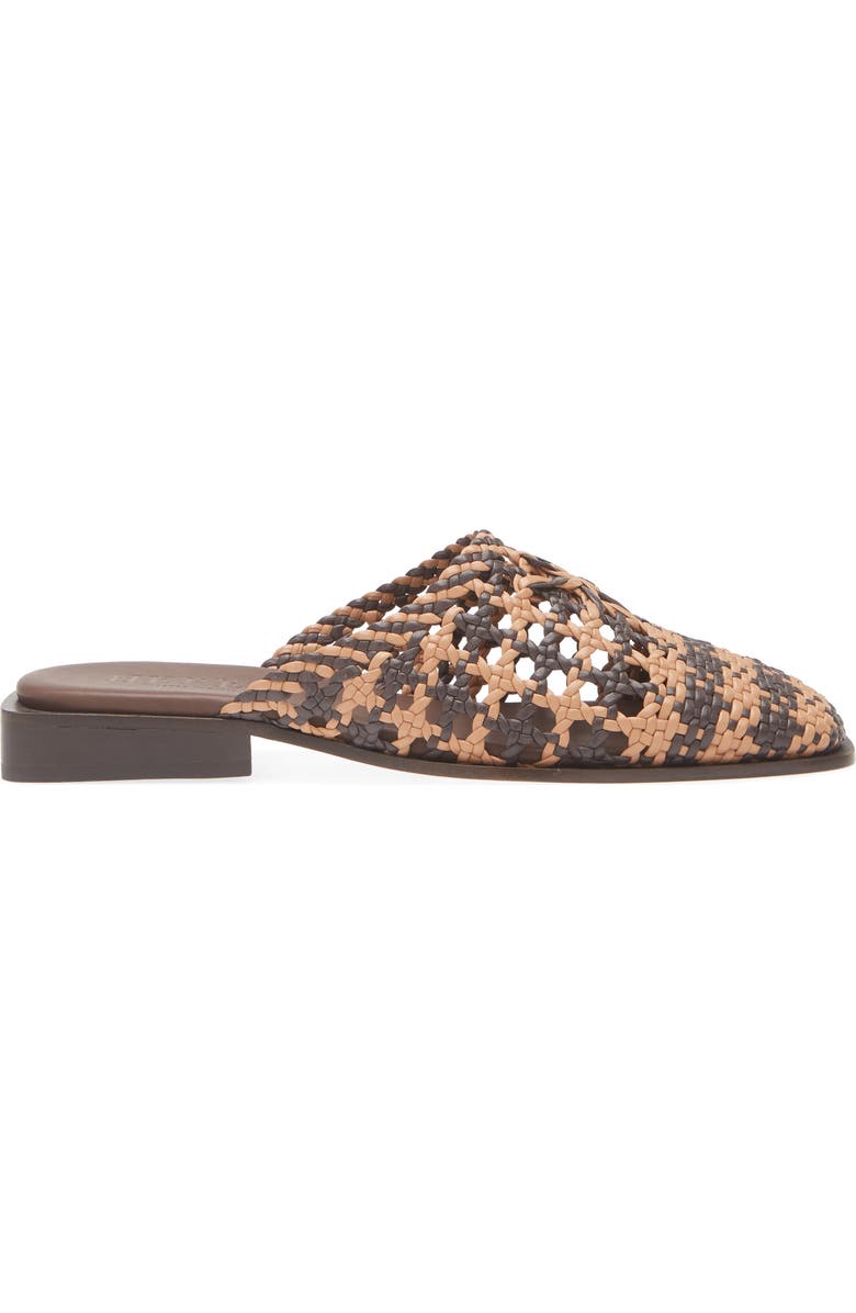HEREU Vilara Mule, Alternate, color, Dark Brown/ Light Caramel