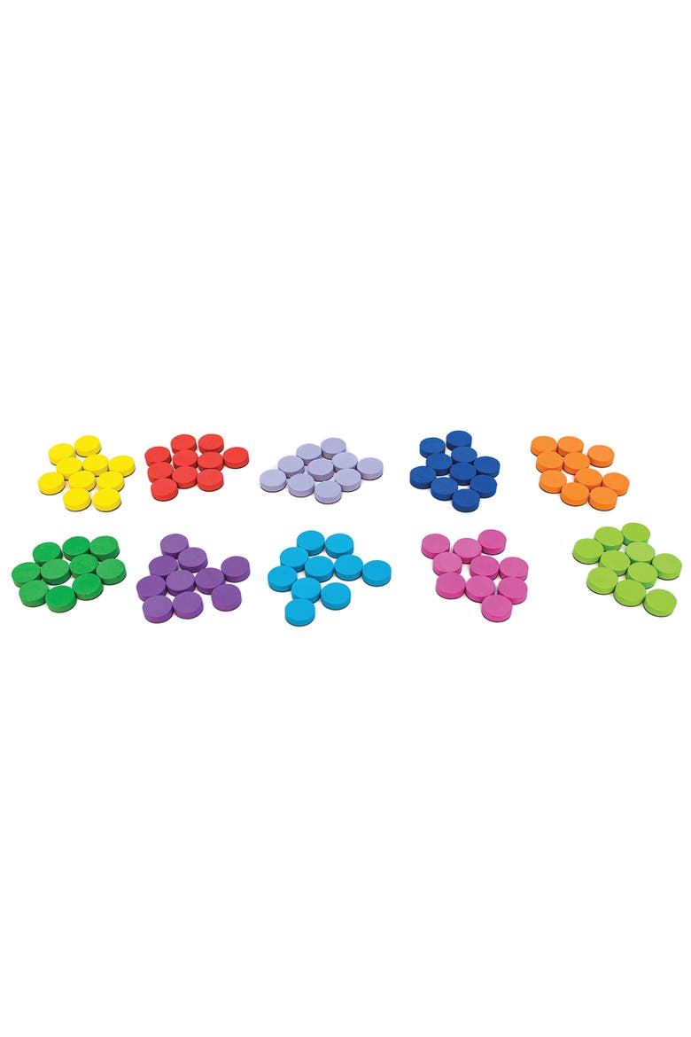 Rainbow Ten Frames Magnetic Activities Learning Set, Alternate, color, Multicolored