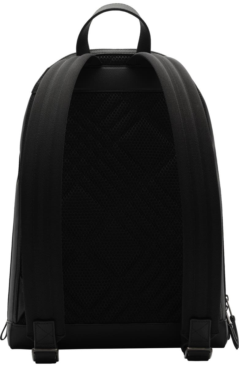 Burberry City Check Backpack, Alternate, color, Navy