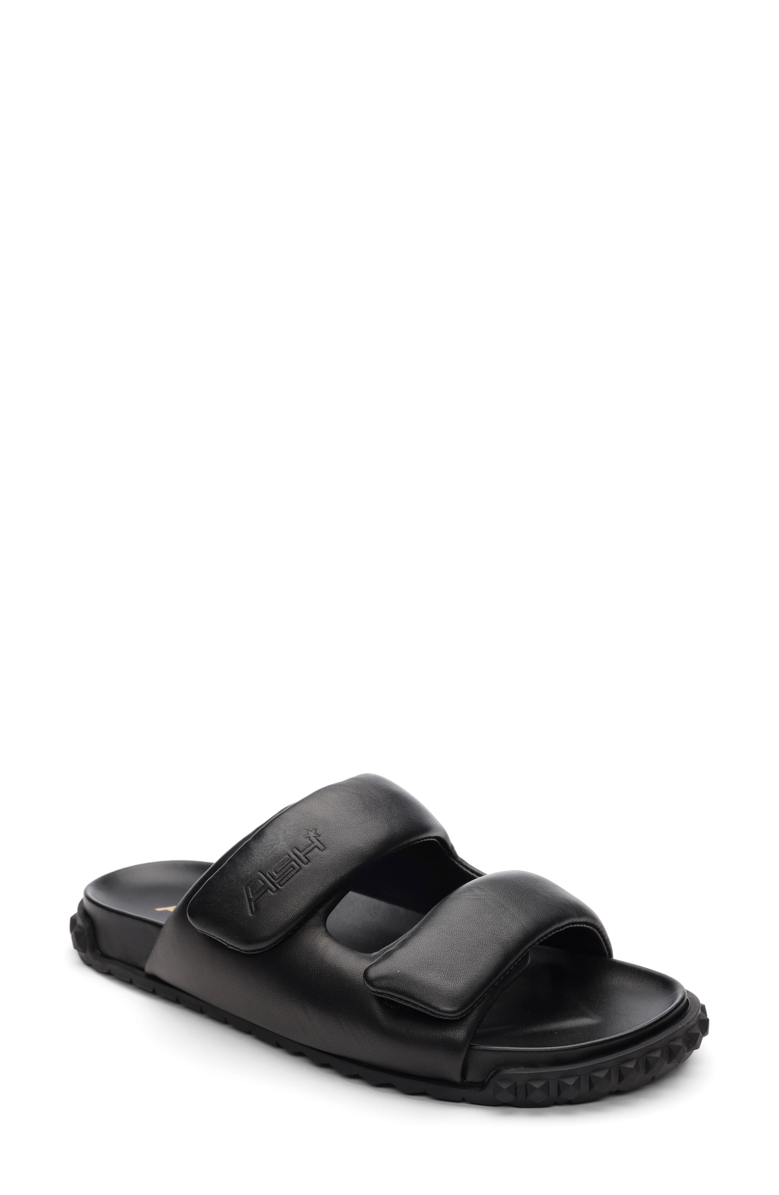 Ash Twist Sandal, Main, color, Black