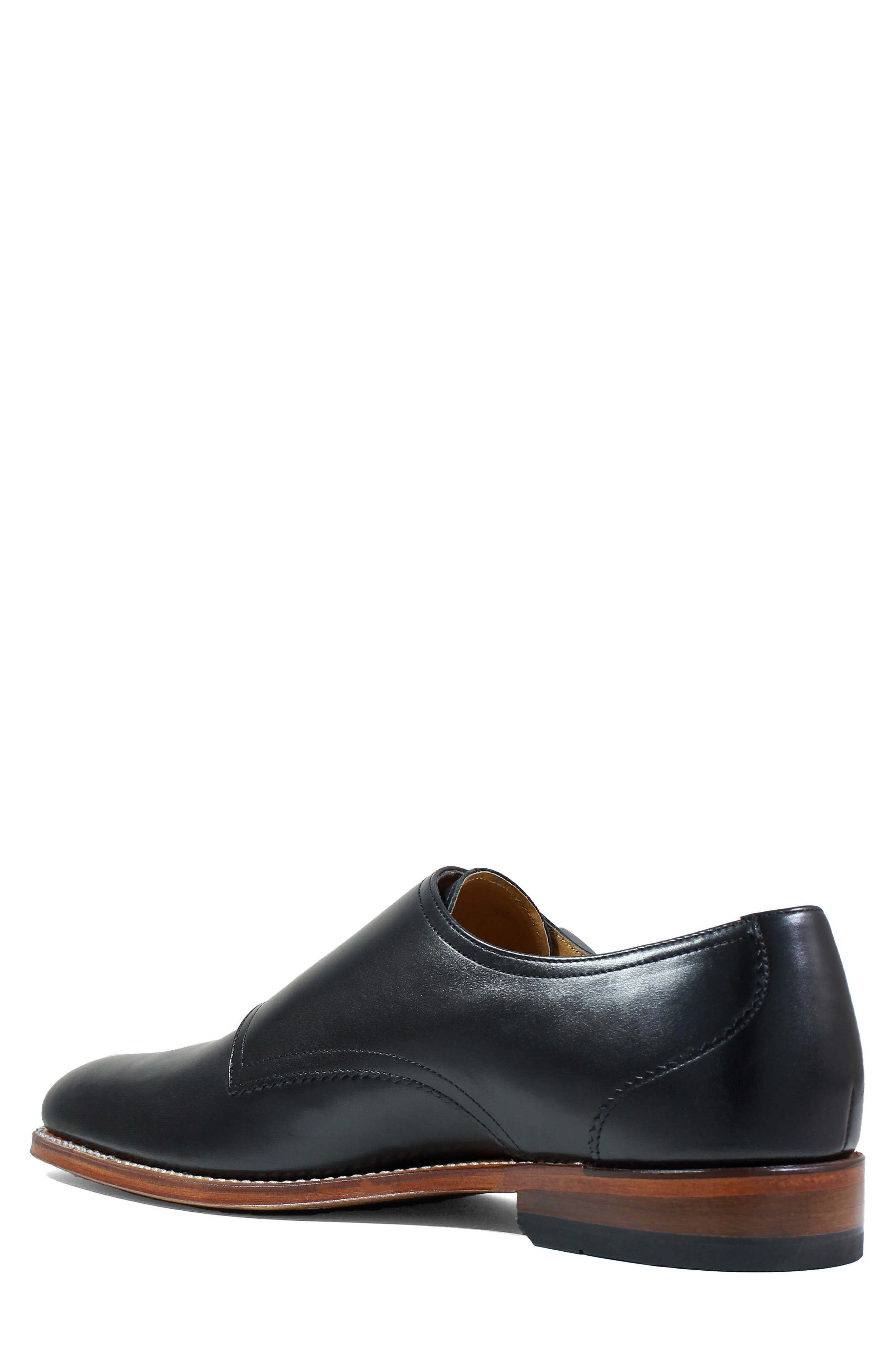 Stacy Adams M2 Plain Toe Double Strap Monk Shoe, Alternate, color, 