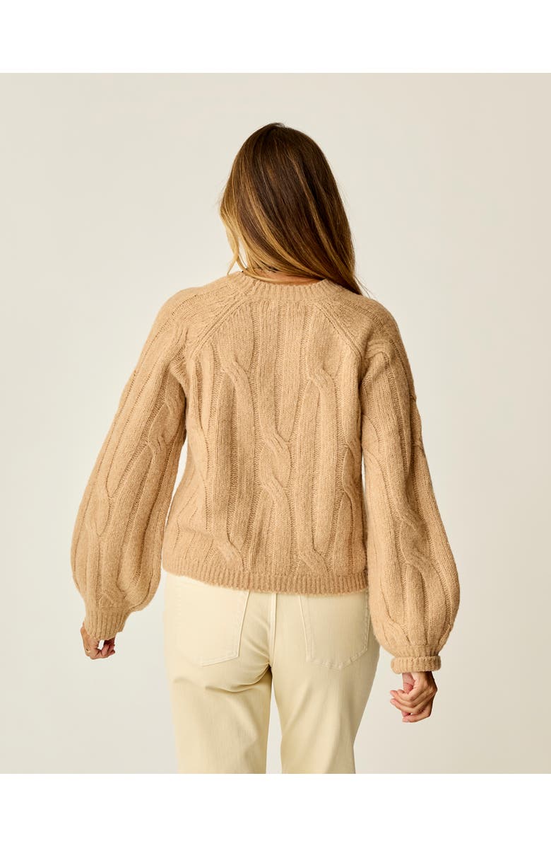 Carve Designs Eloise Wool Sweater, Alternate, color, Camel