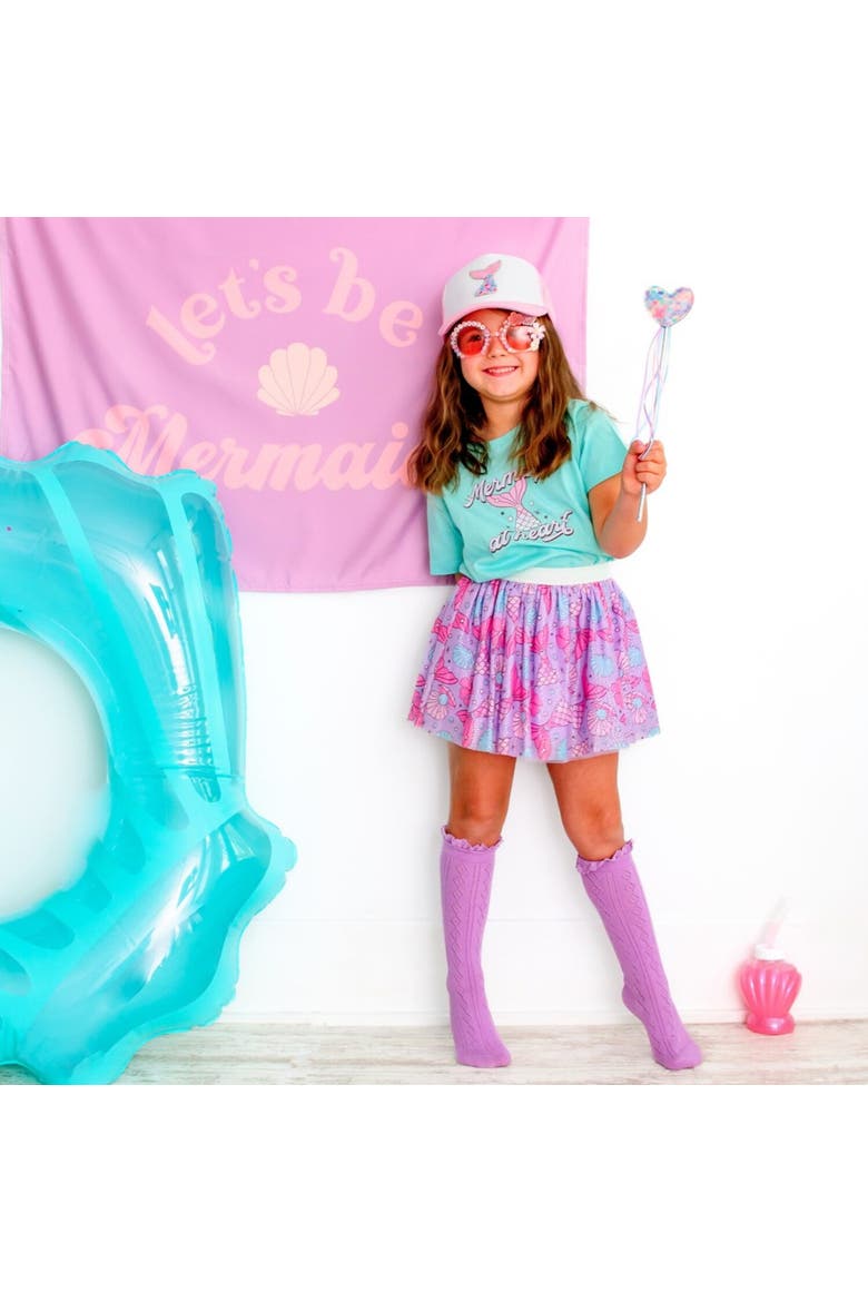 Mermaid Splash Tutu, Alternate, color, Lavender