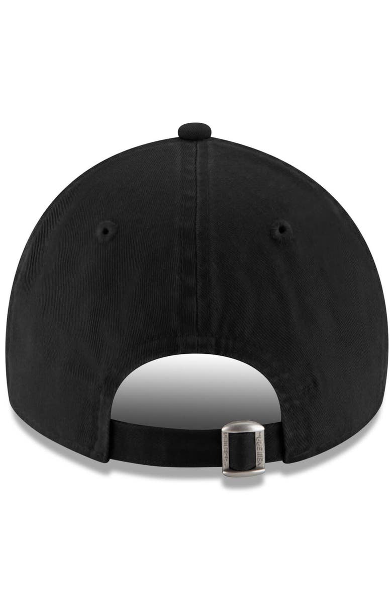 New Era Men's Black New York Knicks 2025 NBA Playoffs 9TWENTY Adjustable Hat, Alternate, color, 