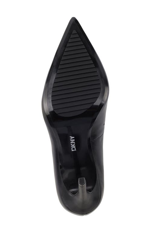 Dkny Mickel Pointed Toe Pump In Black