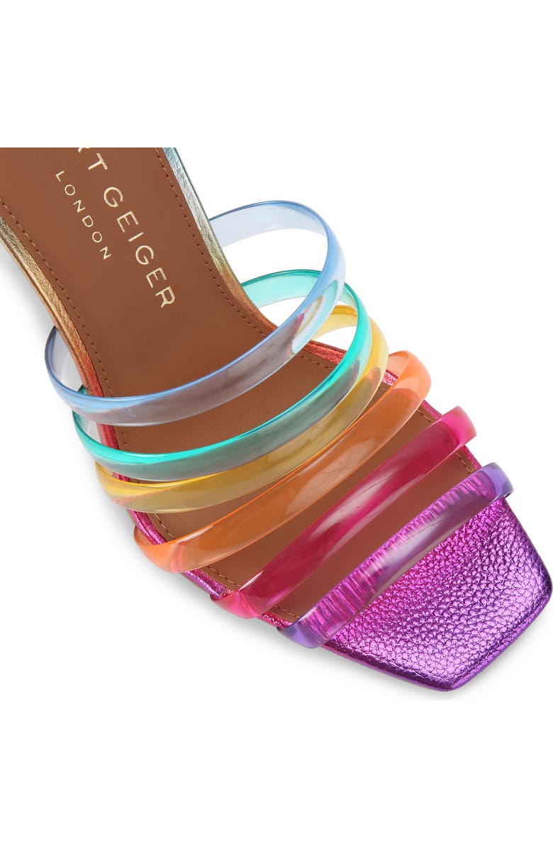 Kurt Geiger London Maddison Slide Sandal, Alternate, color, Rainbow Multi