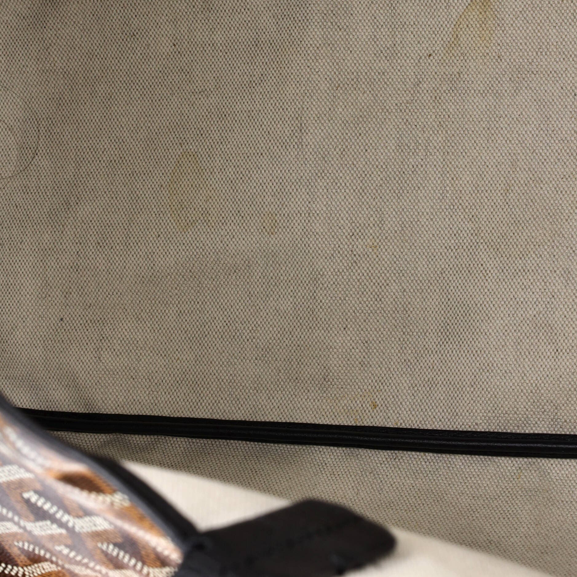 Pre-Owned Goyard Saint Louis Tote Coated Canvas PM, Alternate, color, Black