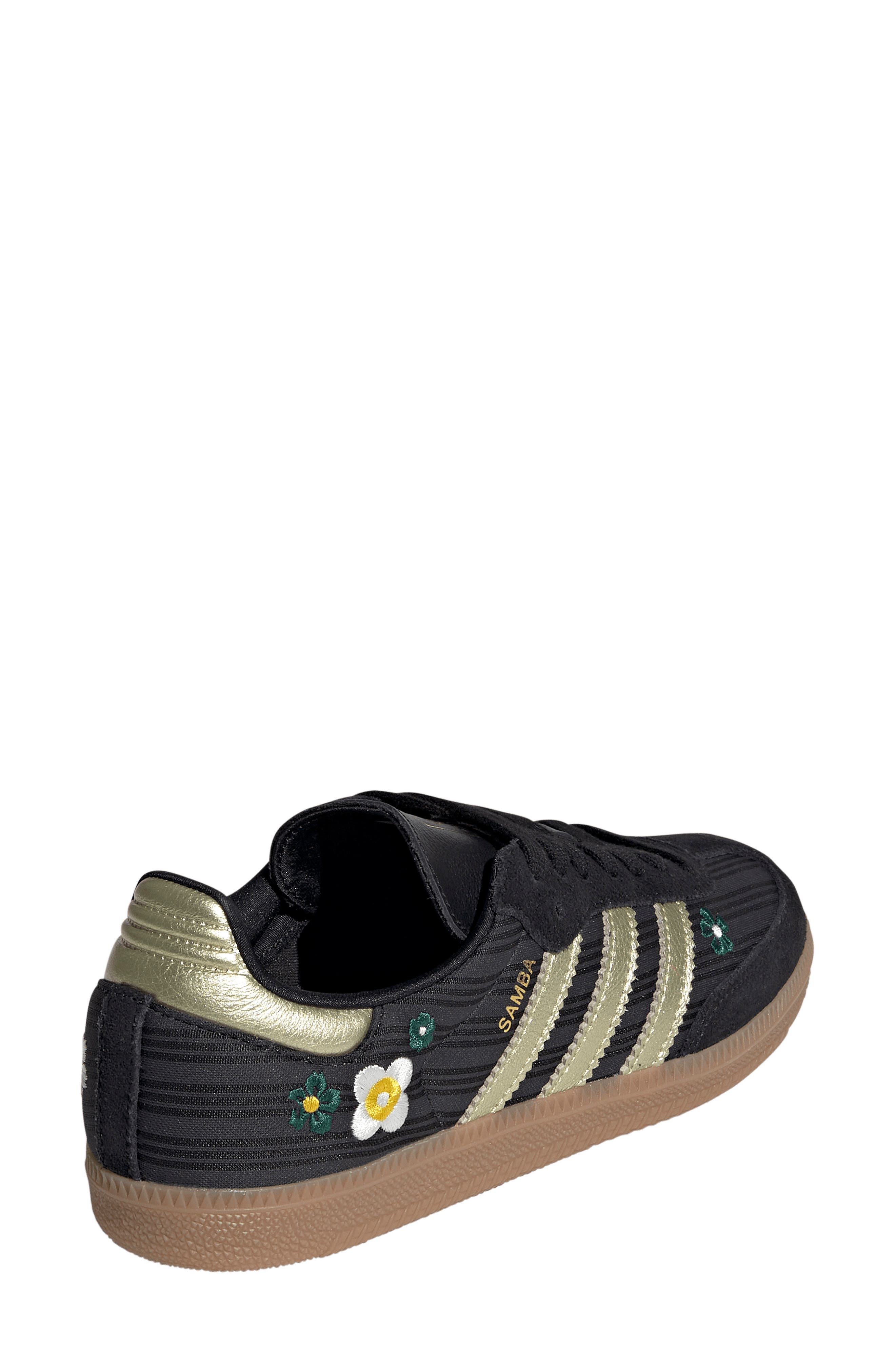 adidas Samba OG Sneaker, Alternate, color, Core Black/ Gold Metallic