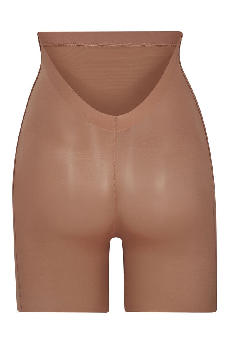 Simply Bare Low Back Shorts, Alternate, color, SIENNA