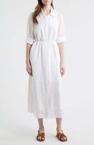rag & bone Lucy Texture Stripe Shirtdress