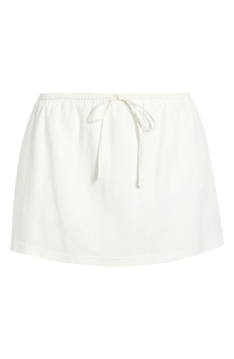 PacSun Tie Waist Miniskirt, Main, color, White
