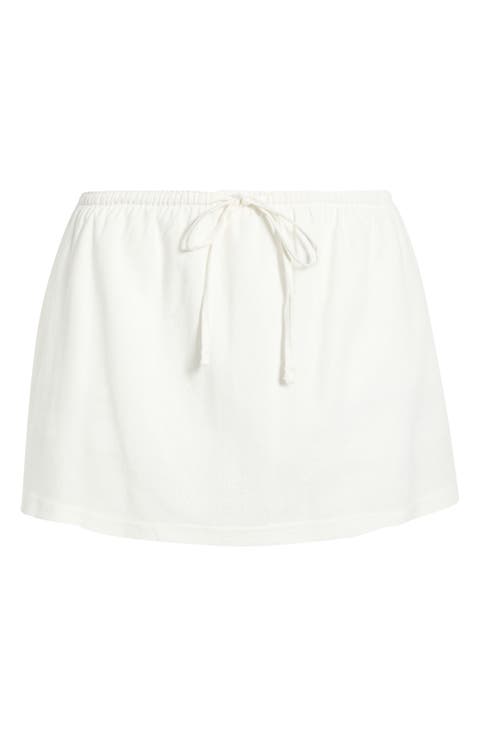 Tie Waist Miniskirt