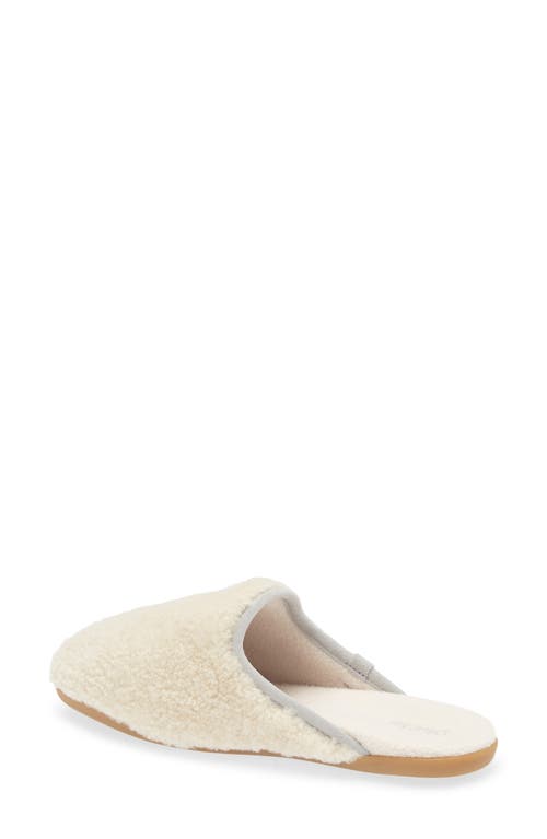 Olukai Hale Slip-on Genuine Shearling Mule In Neutral