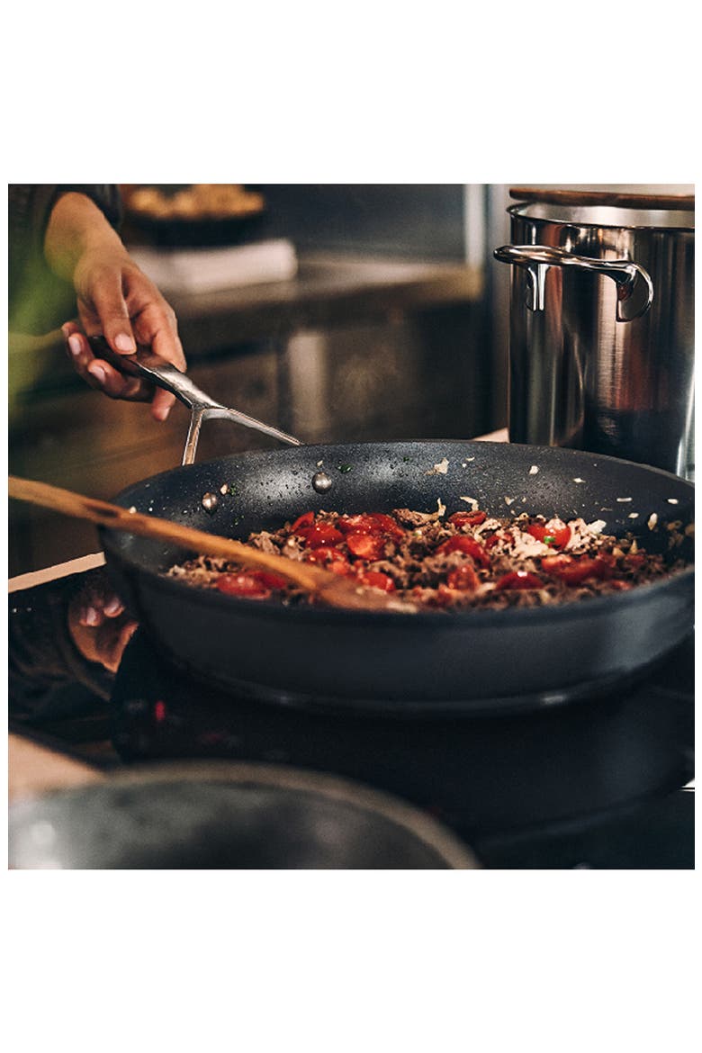 Alu Pro 5 8-Inch Nonstick Fry Pan, Alternate, color, BLACK