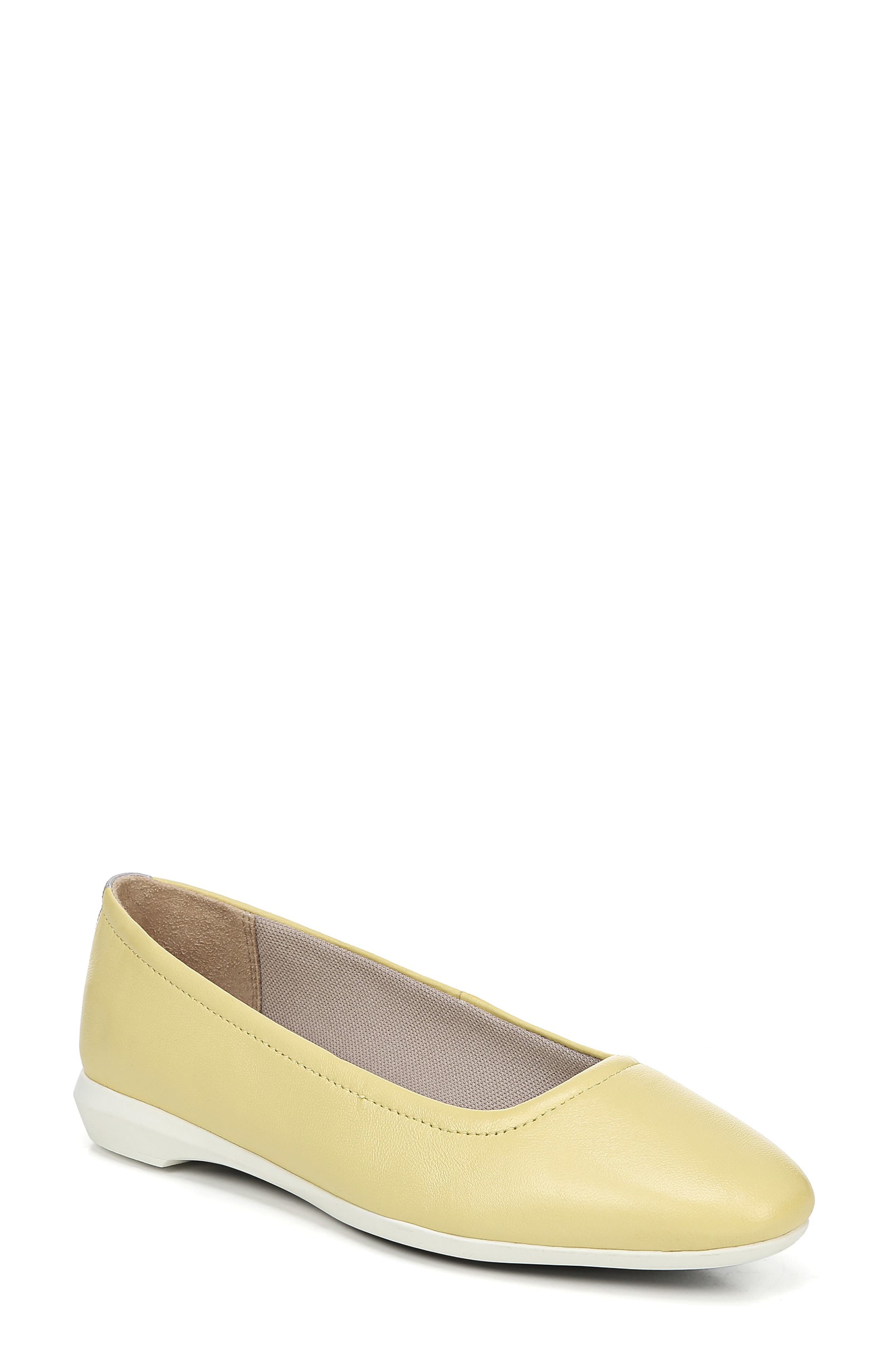 Alya Flat, Main, color, FLASH YELLOW LEATHER