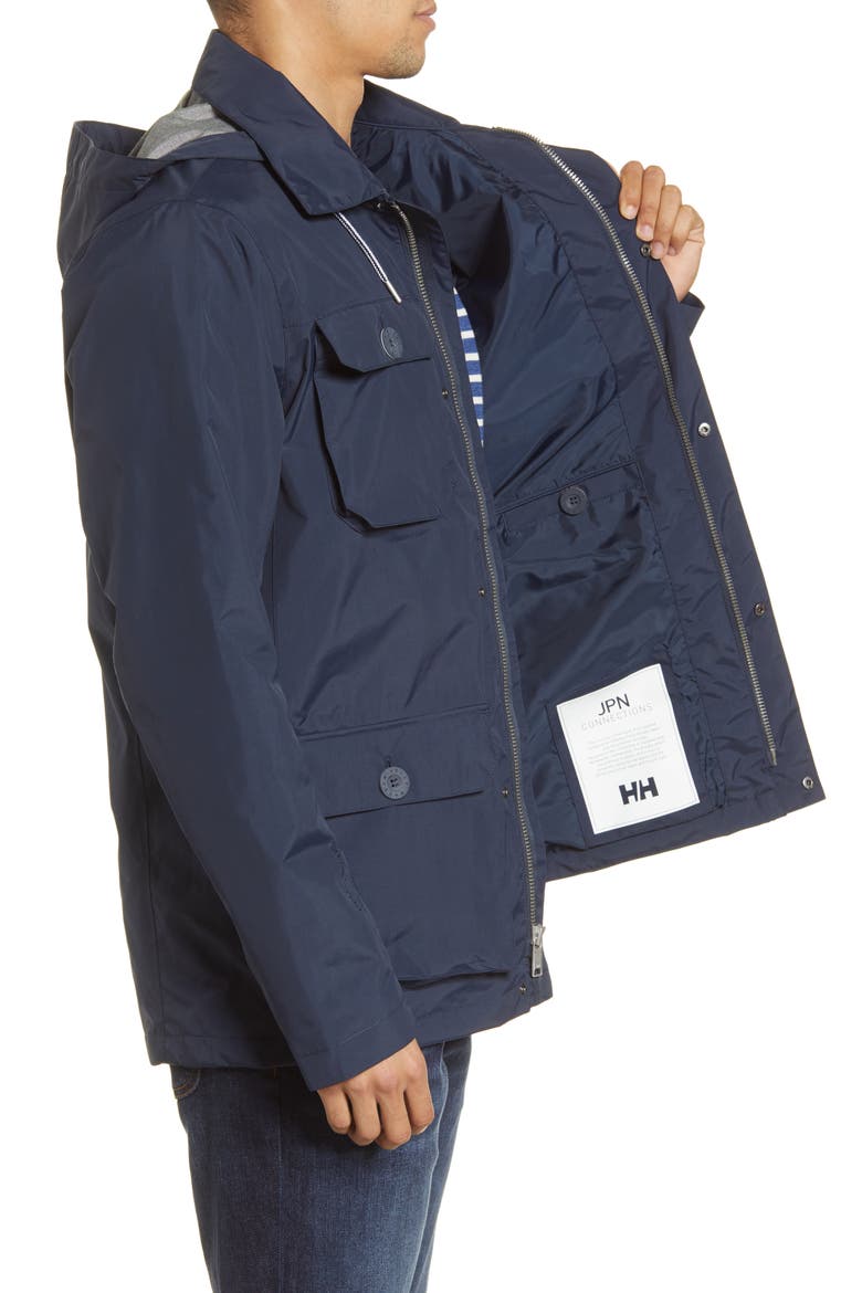 Kobe Waterproof Helly Tech® Field Jacket, Alternate, color, NAVY