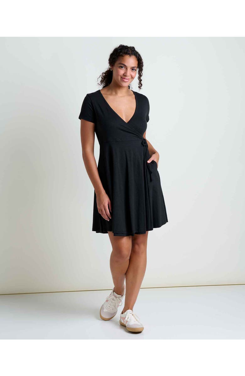 Toad & Co Freesia Wrap Short Sleeve Dress, Alternate, color, 