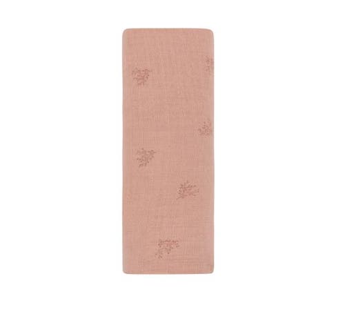 Ely's & Co. Velour Leaf Pattern Collection In Pink