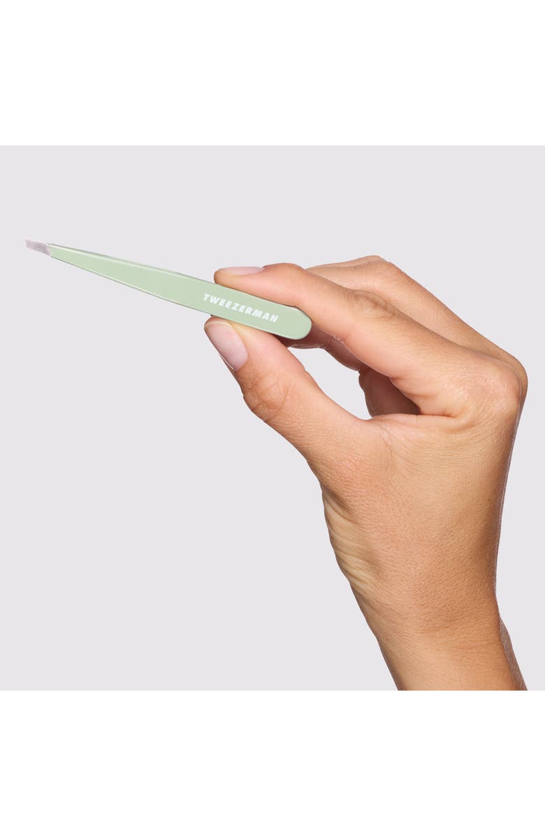 TWEEZERMAN Pistachio Slant Tweezer, Alternate, color, Pistachio