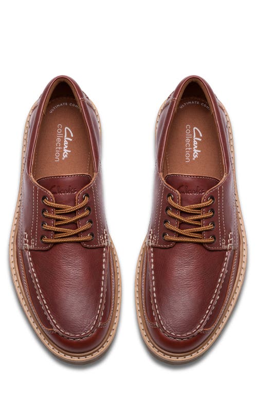 Clarks Men's Weltridge Moc Toe Casual Lace Up Shoe In Brown