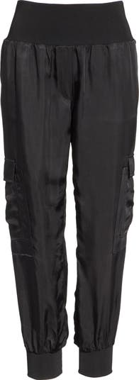 Giles Cupro Crop Cargo Joggers