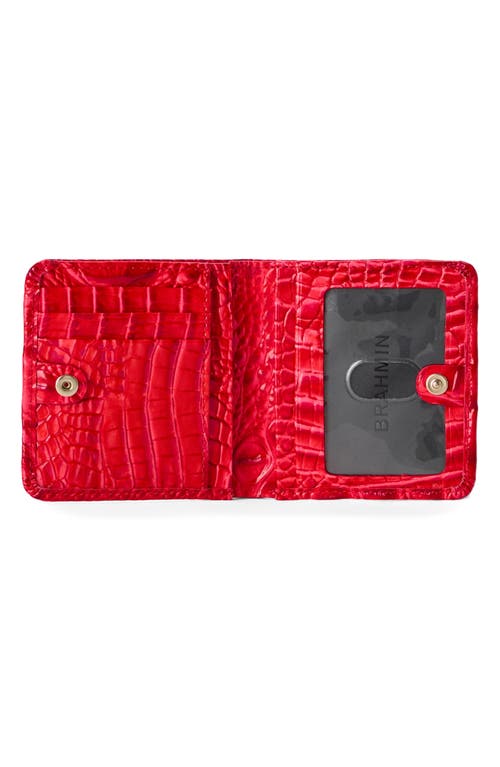 Brahmin Jane Croc Embossed Leather Wallet