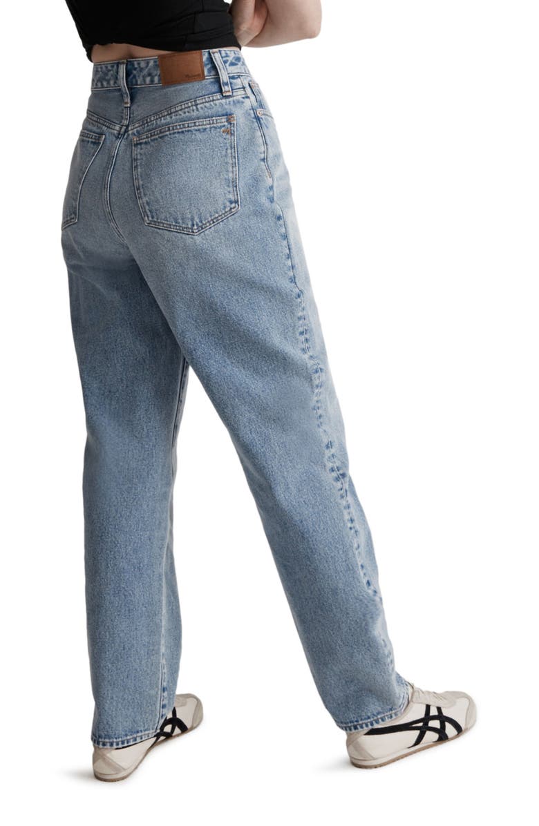 Madewell Curvy Low Rise Baggy Straight Jeans, Alternate, color, 