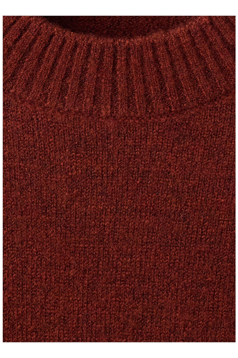 Short Sleeve Sweater, Alternate, color, BURNT ORANGE