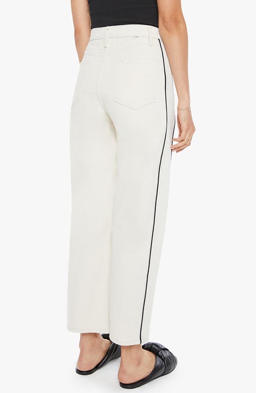 Mother Half Piped Ankle Wide Leg Jeans In Act Natural In Act Natural