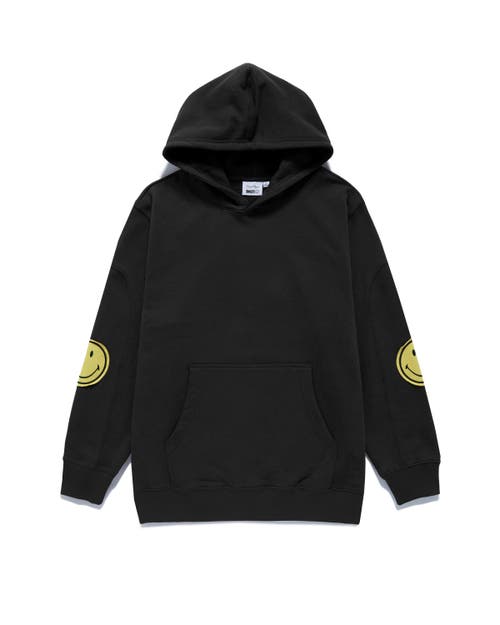 Samii Ryan Smiley Oversized Hoodie In Black