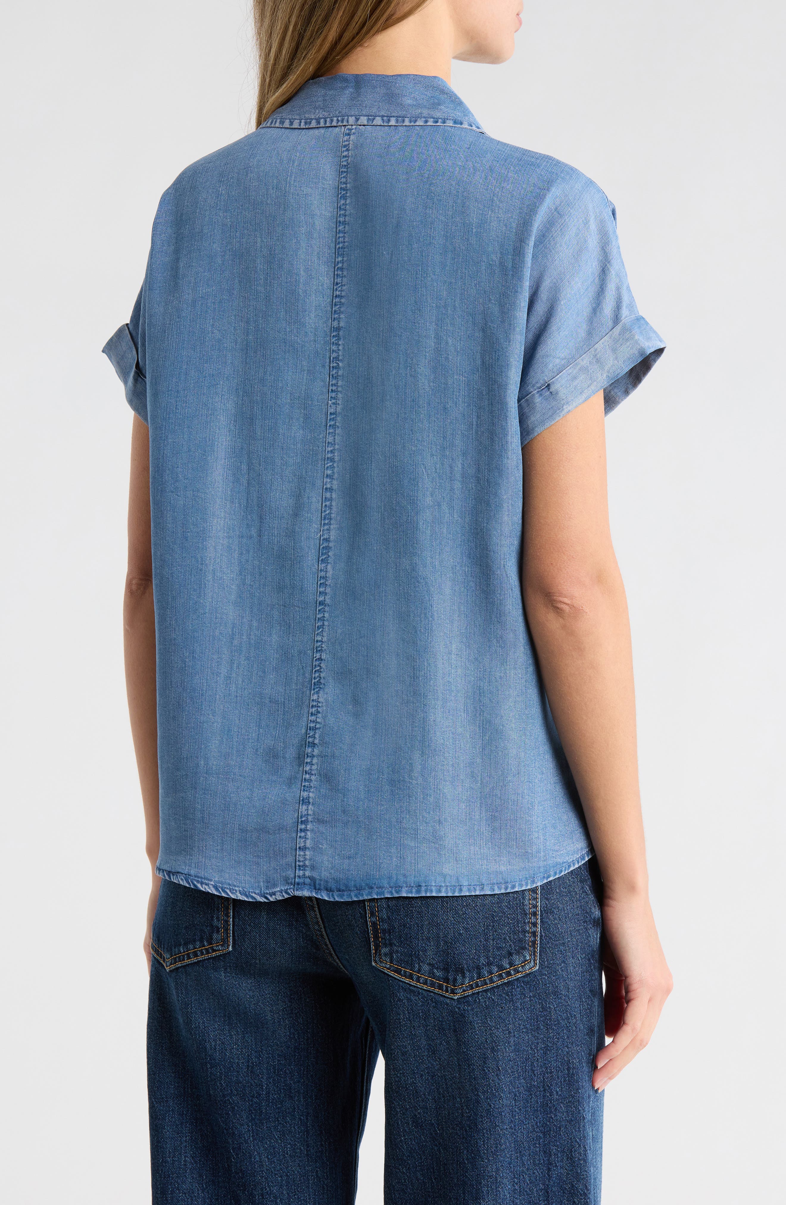Issey Chambray Camp Shirt - image 2