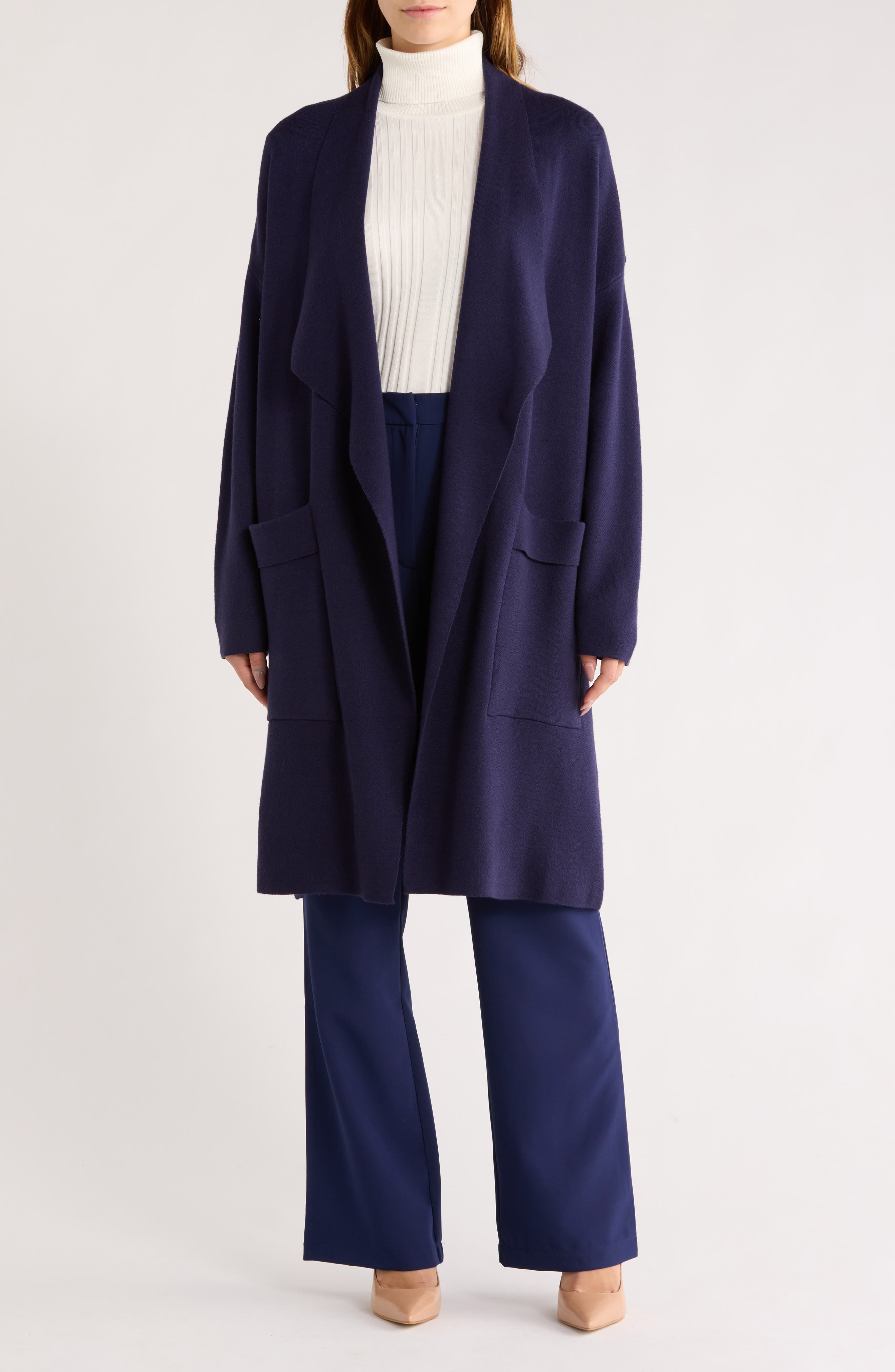 BY DESIGN Andrea Open Front Pocket Cardigan