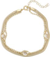 NORDSTROM RACK Cubic Zirconia Layered Anklet