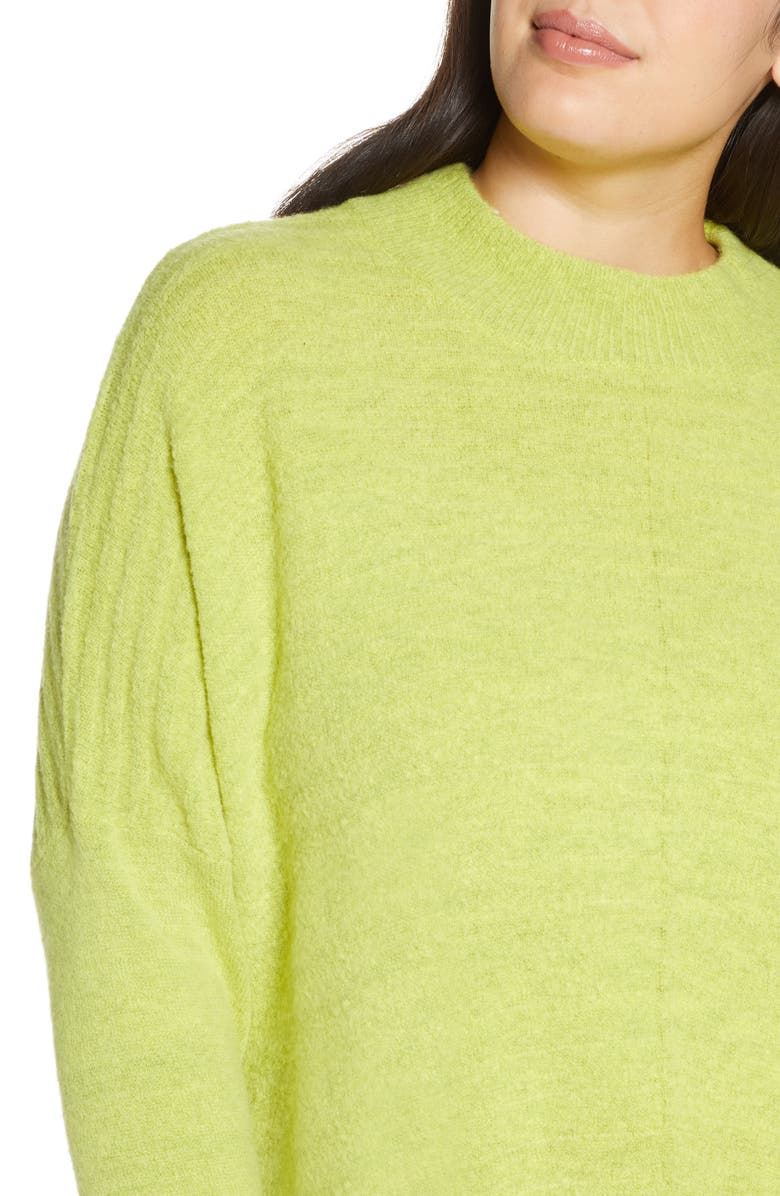 Single Thread Textured Mock Neck Sweater, Alternate, color, 