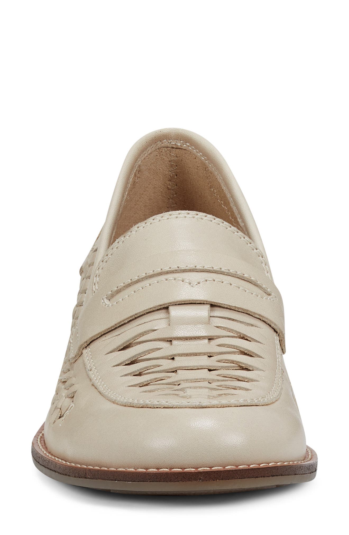 Earth<sup>®</sup> Ela Woven Penny Loafer, Alternate, color, Ivory