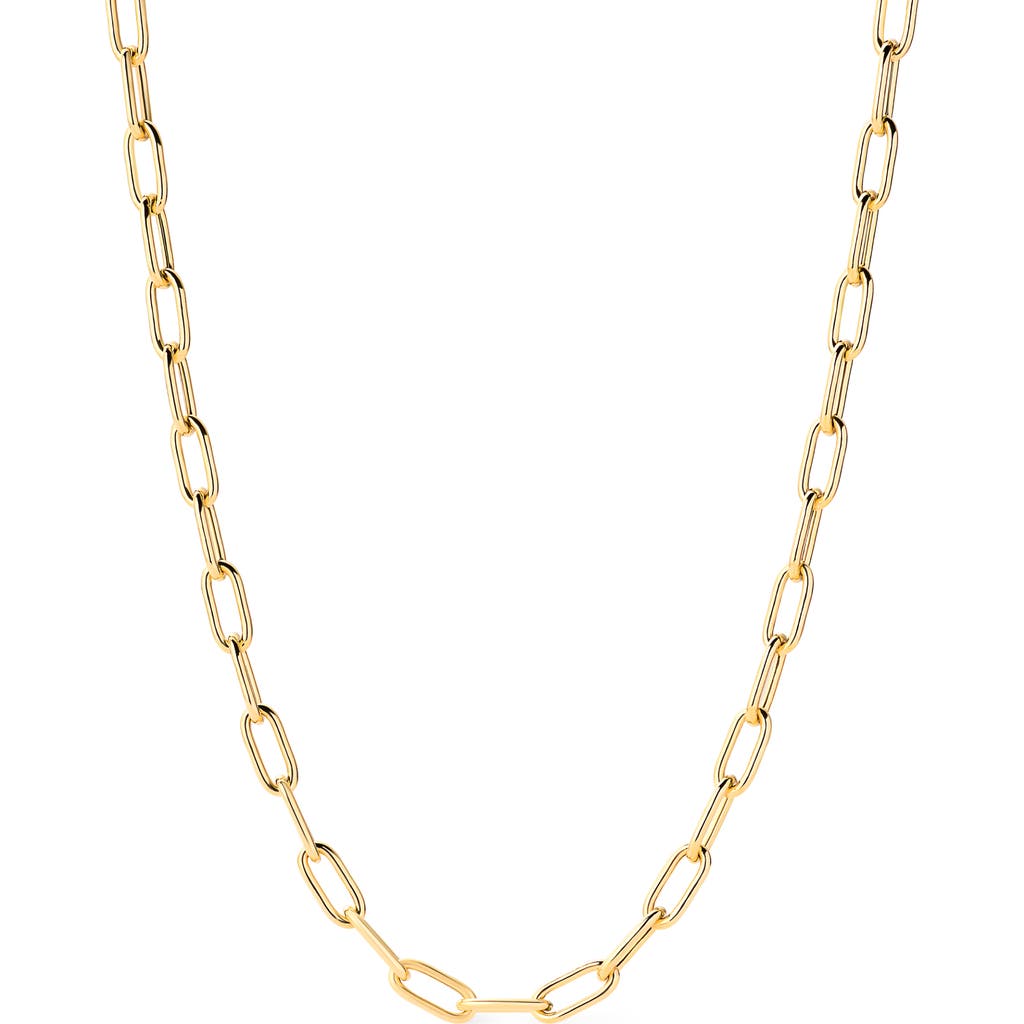 Ana Luisa Solid Yellow Gold - Large Paperclip Necklace at Nordstrom