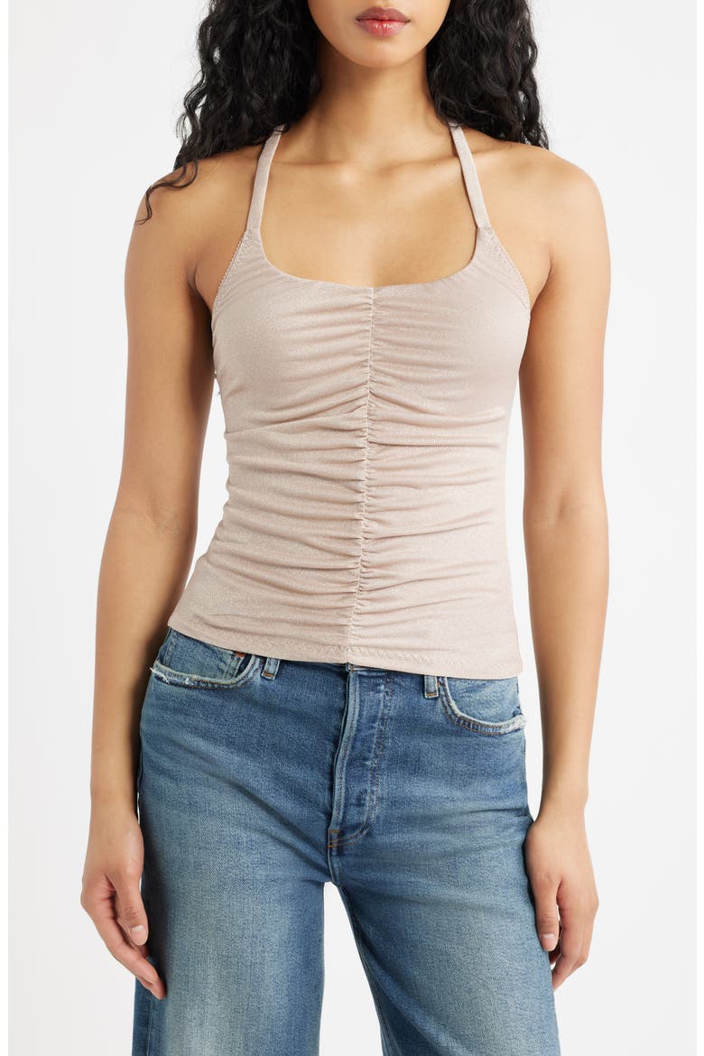 Shimmer Shimmer Camisole, Main, color, BROWN SHIMMER