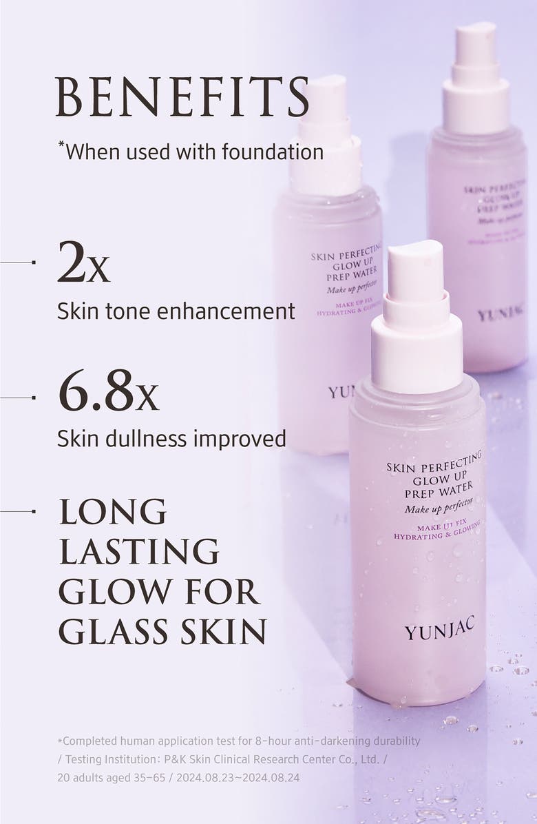 YUNJAC Skin Perfecting Glow Up Prep Water, Alternate, color, 