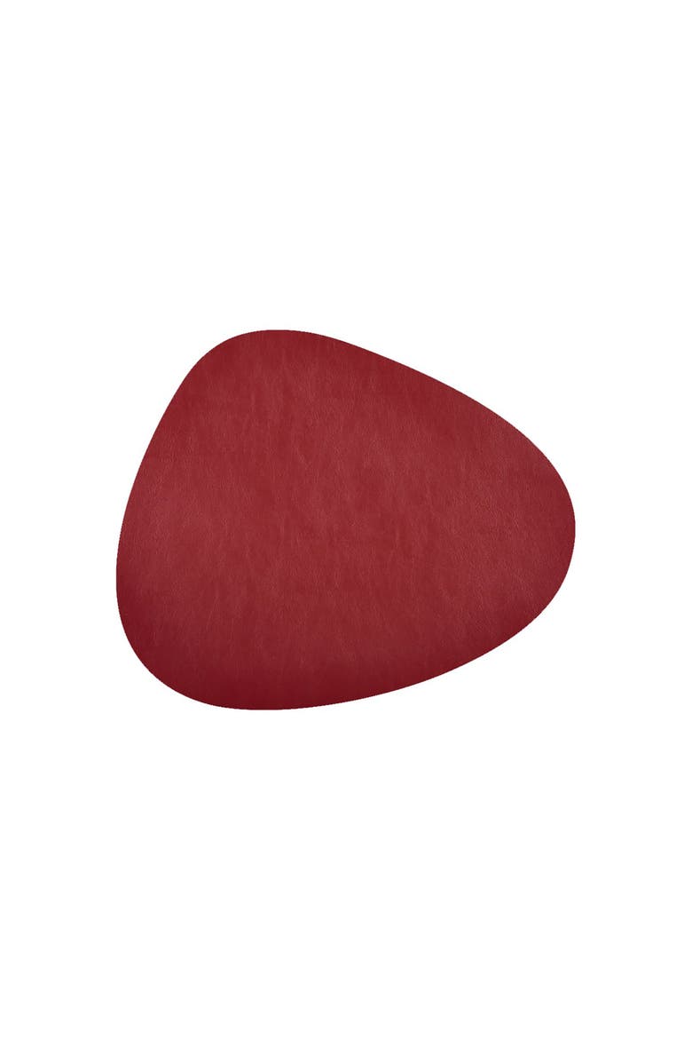 Davanti by  Mattola Placemats, Pine Green, Set of 6, Main, color, Earth Red